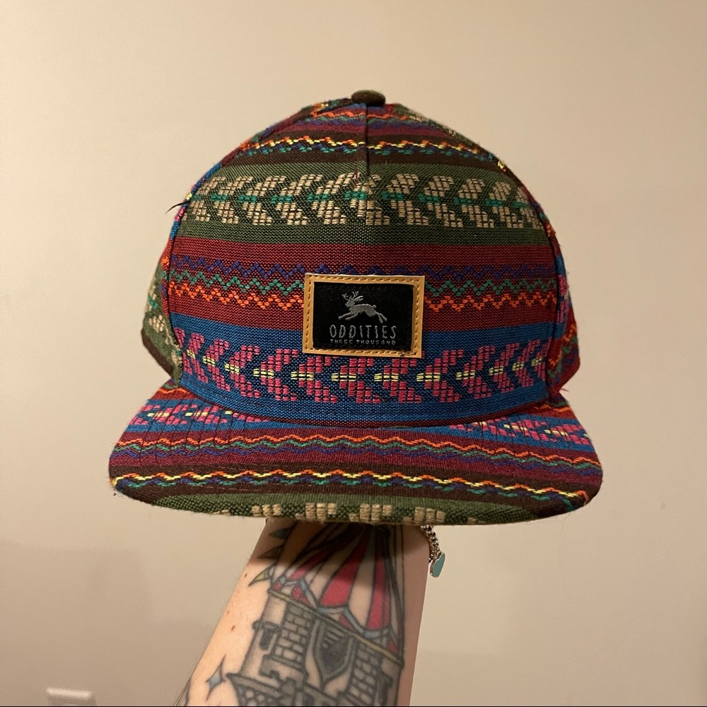 NWOT Oddities Aztec SnapBack Hat
